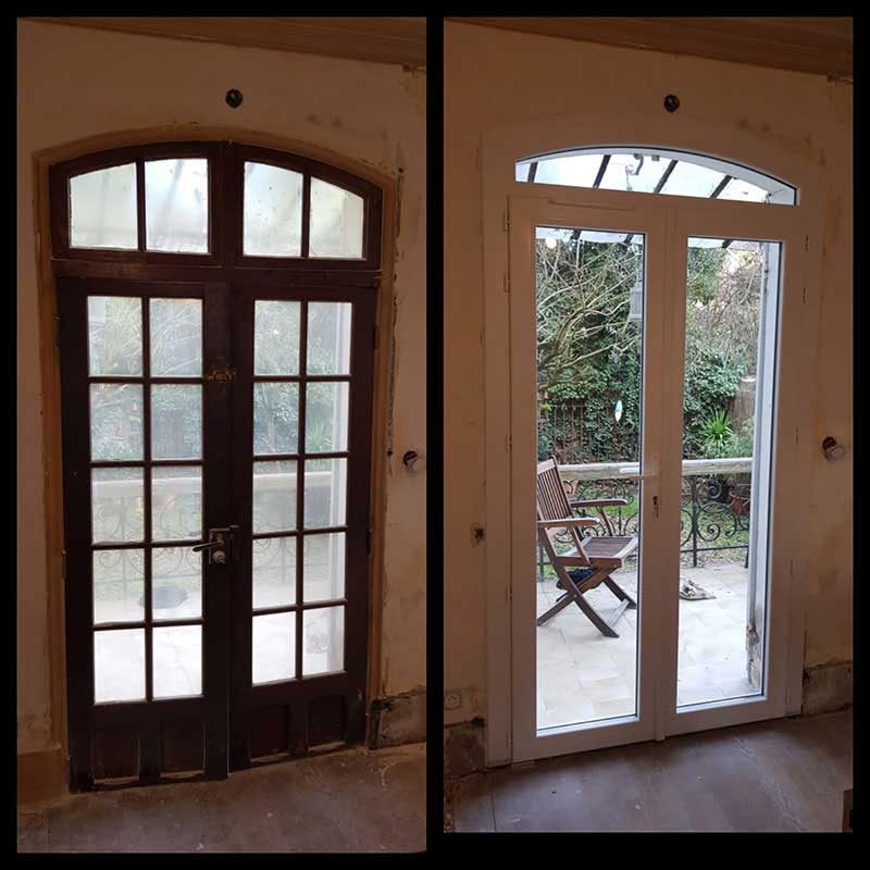 Porte fenêtre en PVC à L'Isle Adam image 2