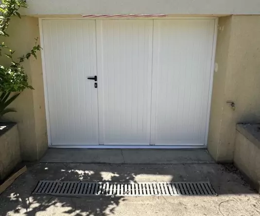 Porte de garage aluminium isolante - Parmain (95)