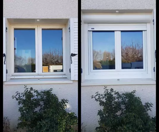 Volets roulants électriques aluminium posés à Cergy (95) — RSM Rénovation"