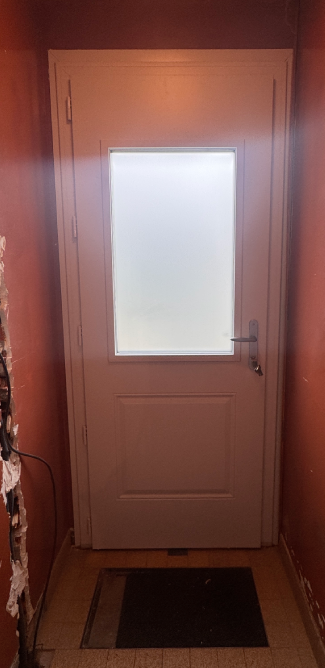 Pose d'une porte en acier &agrave; Presles (95) image 3